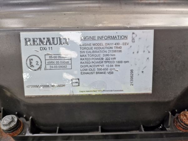 Renault DXI11430-EEV Engine (Truck) - Motor para Camión: foto 2 Renault DXI11430-EEV Engine (Truck) - Motor para Camión: foto 2