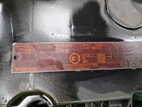 Volvo D7E 290-EC06 Bus Spec Engine (Truck) - Motor para Camión: foto 2 Volvo D7E 290-EC06 Bus Spec Engine (Truck) - Motor para Camión: foto 2