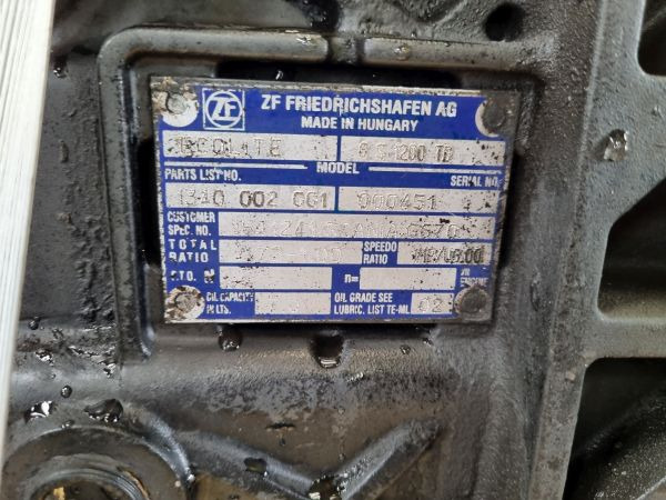 Caja de cambios ZF 6S1200TD G670: foto 10