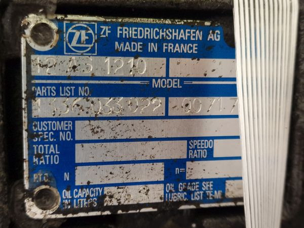 Caja de cambios ZF Astronic 12AS1210TO Gearbox: foto 9 Caja de cambios ZF Astronic 12AS1210TO Gearbox: foto 9