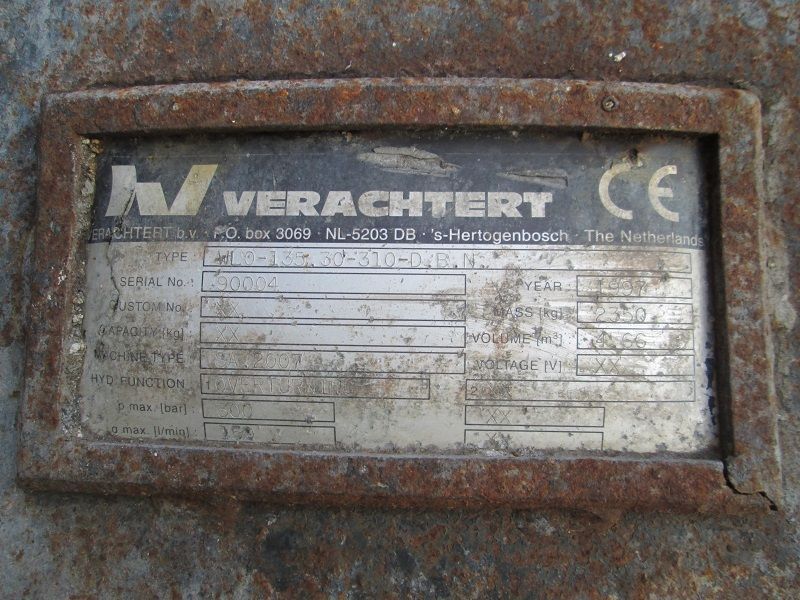 Verachtert hoogkiepbak 4.66m3 - Implemento para Maquinaria de construcción: foto 3 Verachtert hoogkiepbak 4.66m3 - Implemento para Maquinaria de construcción: foto 3