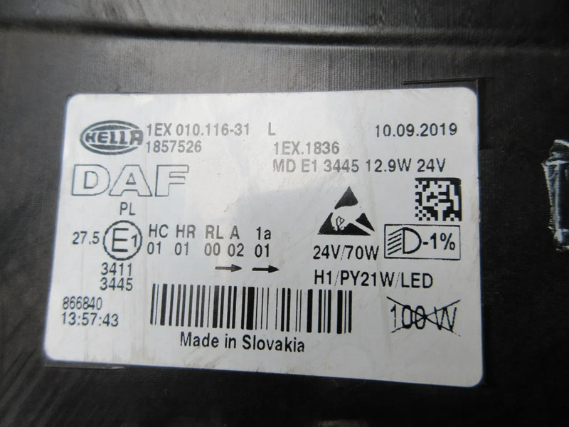 Faro delantero para Camión DAF 1857526 KOPLAMP XENOS LINKS DAF CF XF EURO 6: foto 7