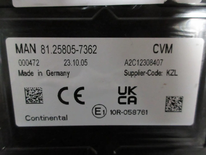MAN 81.25805-7362 CVM MODULEN MAN TGM EURO 6 MODEL 2024 - Sistema eléctrico para Camión: foto 3 MAN 81.25805-7362 CVM MODULEN MAN TGM EURO 6 MODEL 2024 - Sistema eléctrico para Camión: foto 3