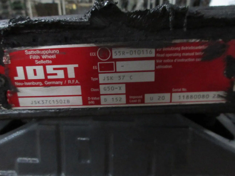 Jost 1353631JSK 37 C // G50-X D 152 1353631 KOPPELSCHOTEL SCANIA S 450 EURO 6 NGS - Quinta rueda para Camión: foto 3 Jost 1353631JSK 37 C // G50-X D 152 1353631 KOPPELSCHOTEL SCANIA S 450 EURO 6 NGS - Quinta rueda para Camión: foto 3