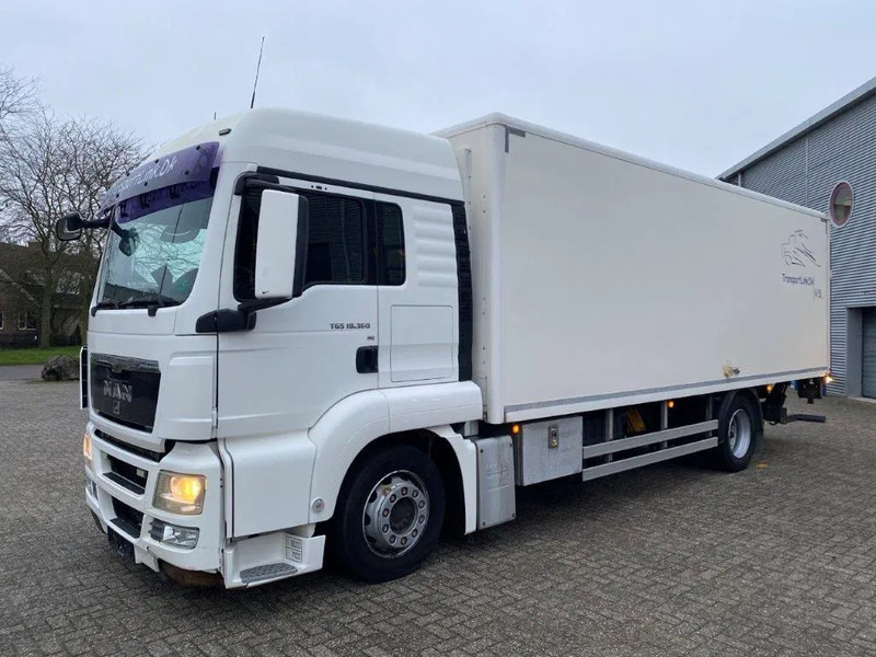 MAN TGS18.360 / HEATED BOX / FULL-AIR / PLATFORM / ONLY:392217 KM / MANUAL / EURO-4 / 2008 - Camión caja cerrada: foto 1 MAN TGS18.360 / HEATED BOX / FULL-AIR / PLATFORM / ONLY:392217 KM / MANUAL / EURO-4 / 2008 - Camión caja cerrada: foto 1