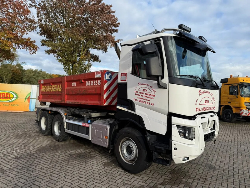 Renault C480 / ENGINE RUNNING / 6X4 / HIAB 21TON HOOKLIFT / ONLY:146334 KM / AUTOMATIC / EURO-6 / 2020 - Camión multibasculante: foto 4 Renault C480 / ENGINE RUNNING / 6X4 / HIAB 21TON HOOKLIFT / ONLY:146334 KM / AUTOMATIC / EURO-6 / 2020 - Camión multibasculante: foto 4