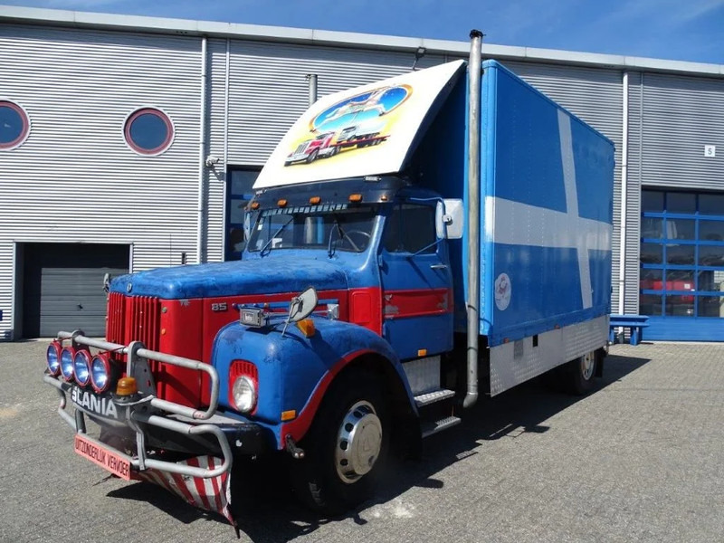 Scania L85.50 / 4X2 / FULL STEEL / EURO-0 / 1970 - Camión caja cerrada: foto 1 Scania L85.50 / 4X2 / FULL STEEL / EURO-0 / 1970 - Camión caja cerrada: foto 1