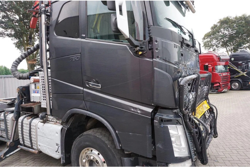 Camión forestal, Camión grúa Volvo FH16-750 / ENGINE RUNNING / 6x4 / RETARDER / BIG AXLE / VEB+ / PALFINGER FD250 / EURO-6 / 2016: foto 13