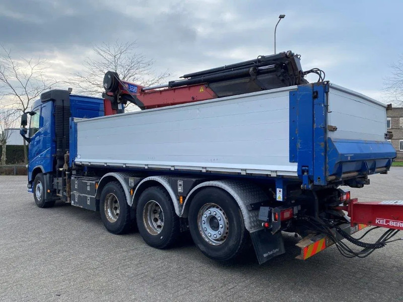 Camión grúa Volvo FH4-500 / HMF 3220K-RC / REMOTE / ROTATOR / 3SIDE TIPPER / DYNAMIC STEERING / ONLY:302623 KM / AUTOMATIC / EURO-6 / 2017: foto 19