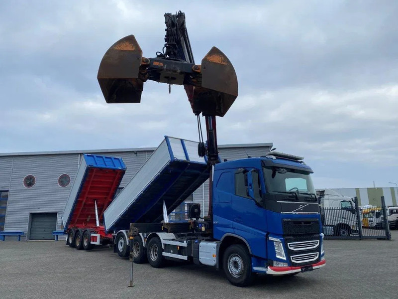 Volvo FH4-500 / HMF 3220K-RC / REMOTE / ROTATOR / 3SIDE TIPPER / DYNAMIC STEERING / ONLY:302623 KM / AUTOMATIC / EURO-6 / 2017 - Camión grúa: foto 3 Volvo FH4-500 / HMF 3220K-RC / REMOTE / ROTATOR / 3SIDE TIPPER / DYNAMIC STEERING / ONLY:302623 KM / AUTOMATIC / EURO-6 / 2017 - Camión grúa: foto 3