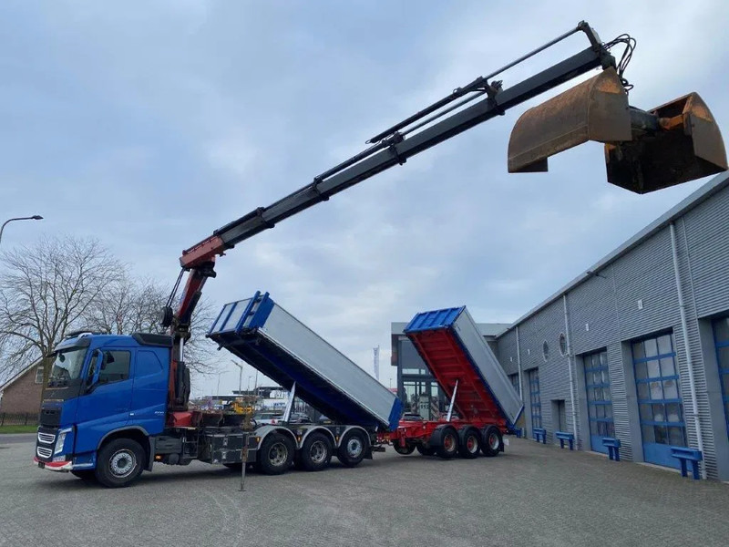 Volvo FH4-500 / HMF 3220K-RC / REMOTE / ROTATOR / 3SIDE TIPPER / DYNAMIC STEERING / ONLY:302623 KM / AUTOMATIC / EURO-6 / 2017 - Camión grúa: foto 1 Volvo FH4-500 / HMF 3220K-RC / REMOTE / ROTATOR / 3SIDE TIPPER / DYNAMIC STEERING / ONLY:302623 KM / AUTOMATIC / EURO-6 / 2017 - Camión grúa: foto 1