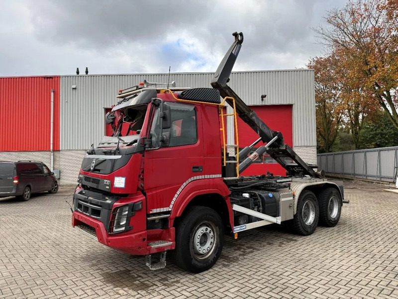 Volvo FMX4-500 / ENGINE RUNNING / VEB+ / 6X4 / BIG AXLE / AJK 20 TON HOOKLIFT / ONLY:276433 KM / AUTOMATIC / EURO-6 / 2020 - Camión multibasculante: foto 1 Volvo FMX4-500 / ENGINE RUNNING / VEB+ / 6X4 / BIG AXLE / AJK 20 TON HOOKLIFT / ONLY:276433 KM / AUTOMATIC / EURO-6 / 2020 - Camión multibasculante: foto 1