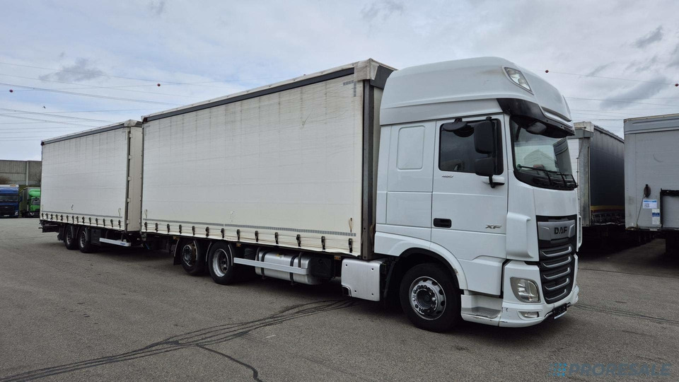 DAF XF 480 FAR SSC EURO 6 velkoobjemová souprava - prodejné jen s přívěsem PANAV TVK18M - P0463W - cena je za celou soupravu - Camión lona: foto 1 DAF XF 480 FAR SSC EURO 6 velkoobjemová souprava - prodejné jen s přívěsem PANAV TVK18M - P0463W - cena je za celou soupravu - Camión lona: foto 1