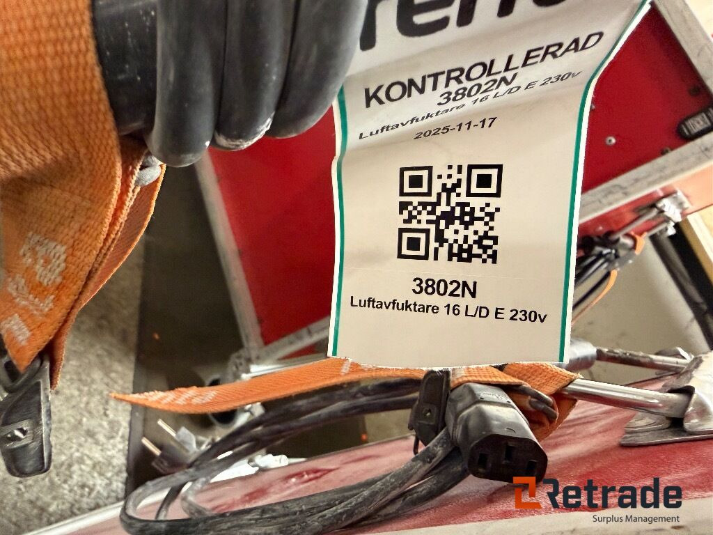 2 Luftrenare/1 Luftavfuktare - Equipo de climatización industrial: foto 4 2 Luftrenare/1 Luftavfuktare - Equipo de climatización industrial: foto 4