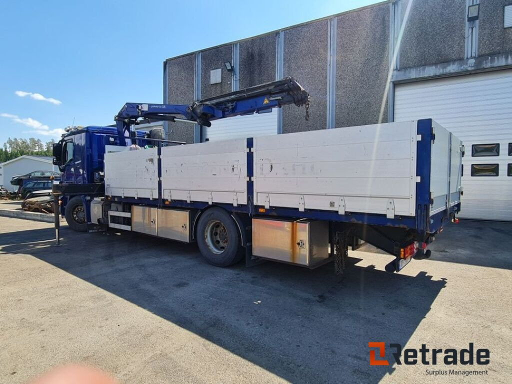 2011 mod. MB ACTROS 1836 4x2 KRANBIL - Camión caja abierta, Camión grúa: foto 4 2011 mod. MB ACTROS 1836 4x2 KRANBIL - Camión caja abierta, Camión grúa: foto 4