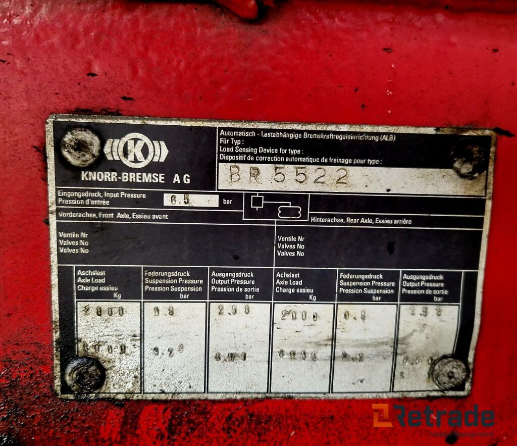 Asfalt- Semi komplett -Nor Slep 1998 - Semirremolque volquete: foto 3 Asfalt- Semi komplett -Nor Slep 1998 - Semirremolque volquete: foto 3