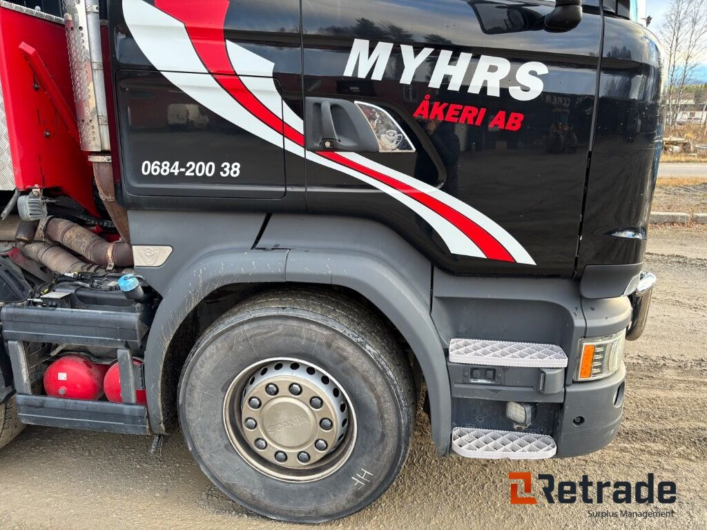 Camión volquete, Remolque multilift/ Portacontenedores de cadenas Kassettbilsekipage Scania R730 8X4: foto 10