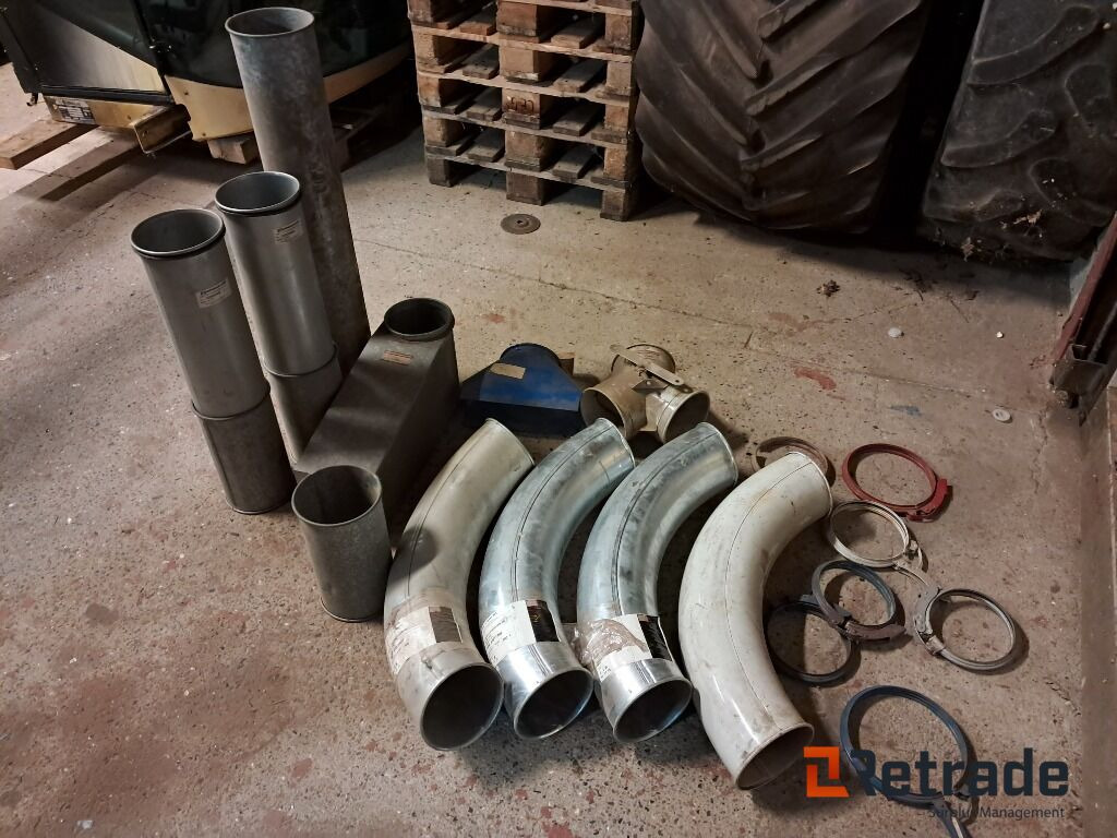 Lot med rør til Korntransport Kongskilde Ø160mm - Equipo poscosecha: foto 2 Lot med rør til Korntransport Kongskilde Ø160mm - Equipo poscosecha: foto 2