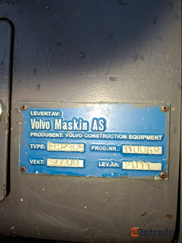 Maquinaria de construcción VOLVO ECR305Cl: foto 34