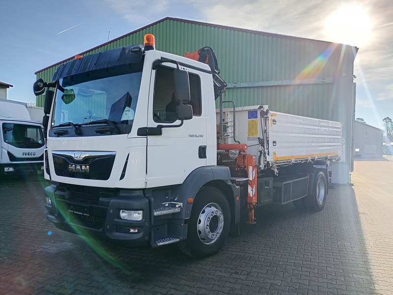 MAN TGM 18.290 4x2 Kipper m. Atlas 126.3E-A3 10,6 m - Camión volquete, Camión grúa: foto 4 MAN TGM 18.290 4x2 Kipper m. Atlas 126.3E-A3 10,6 m - Camión volquete, Camión grúa: foto 4