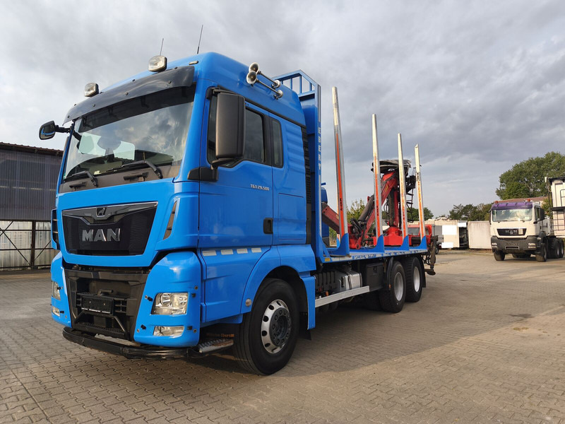 MAN TGX 26.500 Holz-LKW Euro6 6x4 Holztransporter m Palfinger (16) - Camión forestal, Camión grúa: foto 1 MAN TGX 26.500 Holz-LKW Euro6 6x4 Holztransporter m Palfinger (16) - Camión forestal, Camión grúa: foto 1