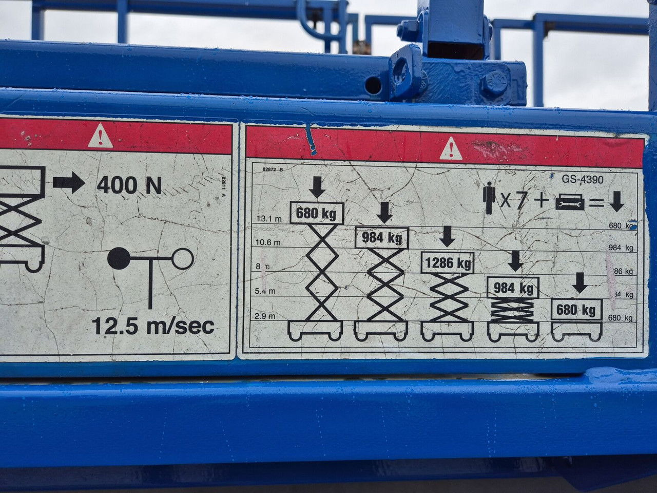 Plataforma de tijeras Genie GS 4390 / 15M High / 680KG Load / 1 Owner / Servic ED: foto 17