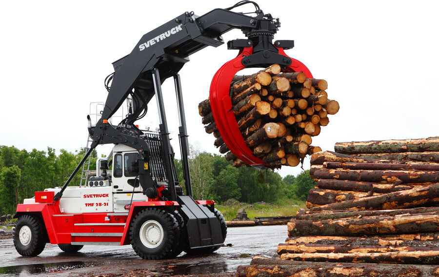 Svetruck TMF 12/9 HB / 1 Owner / Elme Spreader / Wood LOG A RM - Reach stacker: foto 3 Svetruck TMF 12/9 HB / 1 Owner / Elme Spreader / Wood LOG A RM - Reach stacker: foto 3