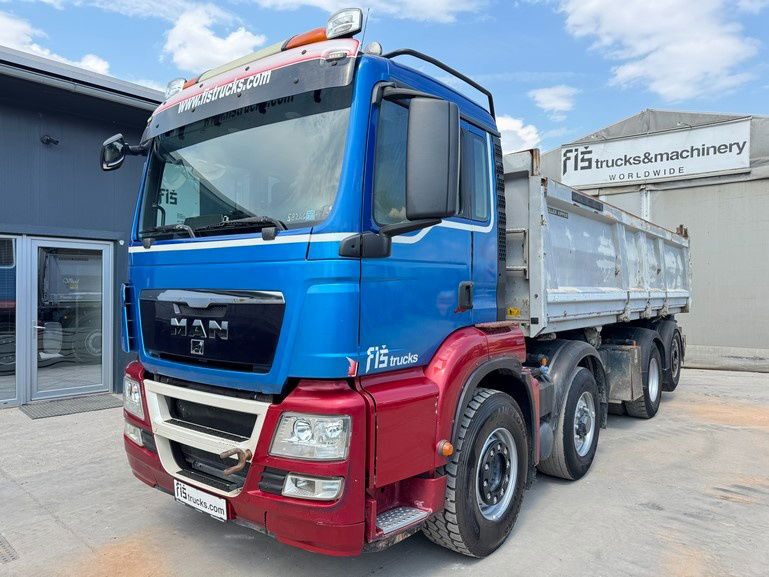 MAN TGS 35.480 8x4 HL-6 bordmatic tipper - euro 5 - Camión volquete: foto 1 MAN TGS 35.480 8x4 HL-6 bordmatic tipper - euro 5 - Camión volquete: foto 1