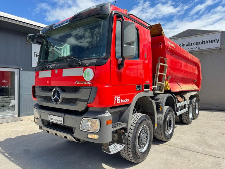 Mercedes-Benz Actros 4141 K 8x6 meiller mulda tipper - air condition - Camión volquete: foto 1 Mercedes-Benz Actros 4141 K 8x6 meiller mulda tipper - air condition - Camión volquete: foto 1