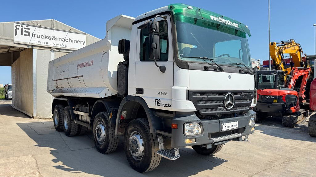 Mercedes-Benz Actros 4141 K 8x6 schwarzmuller mulda tipper - Camión volquete: foto 3 Mercedes-Benz Actros 4141 K 8x6 schwarzmuller mulda tipper - Camión volquete: foto 3