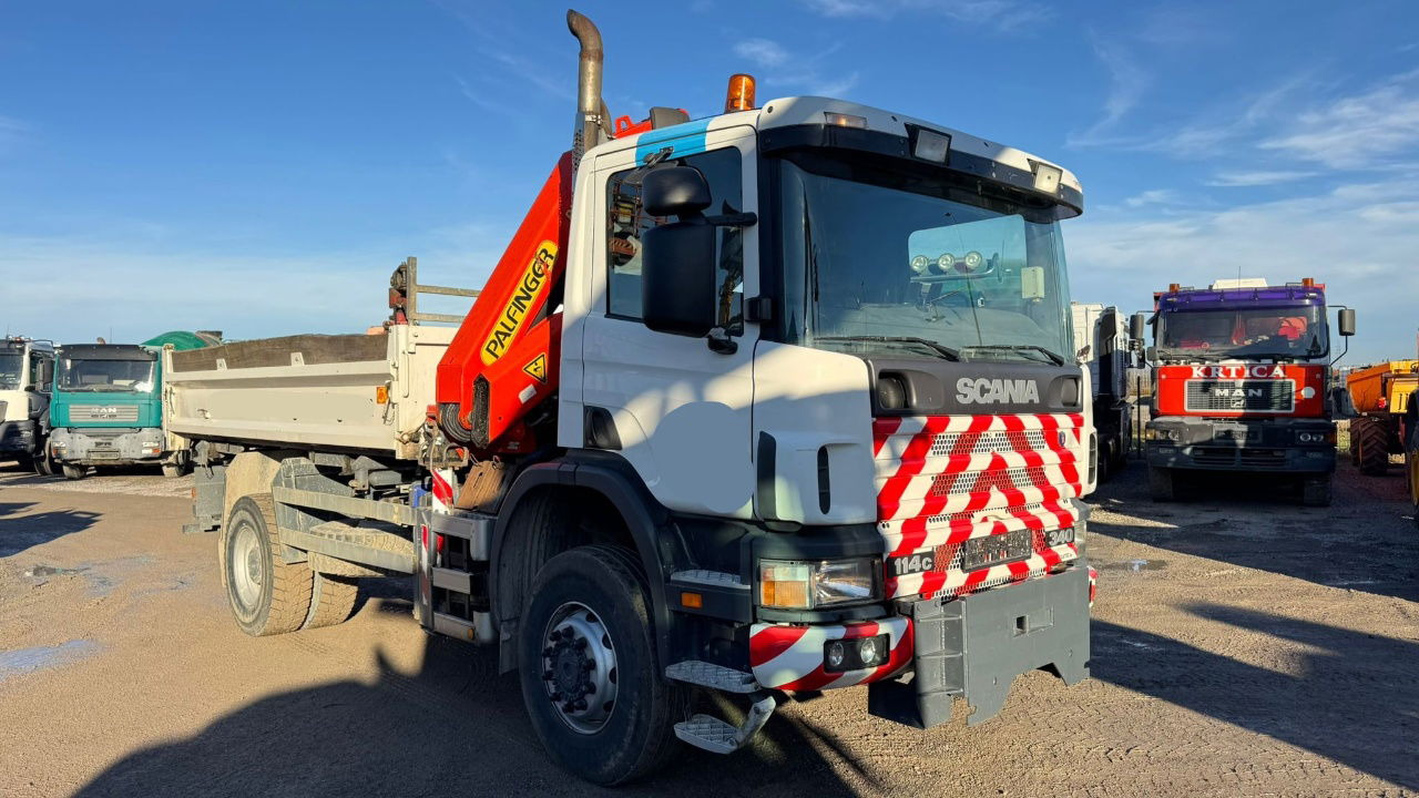 Scania P 114C 340 4x4 tipper - PK 14080 - 10.6M - 108.000km - Camión volquete, Camión grúa: foto 3 Scania P 114C 340 4x4 tipper - PK 14080 - 10.6M - 108.000km - Camión volquete, Camión grúa: foto 3