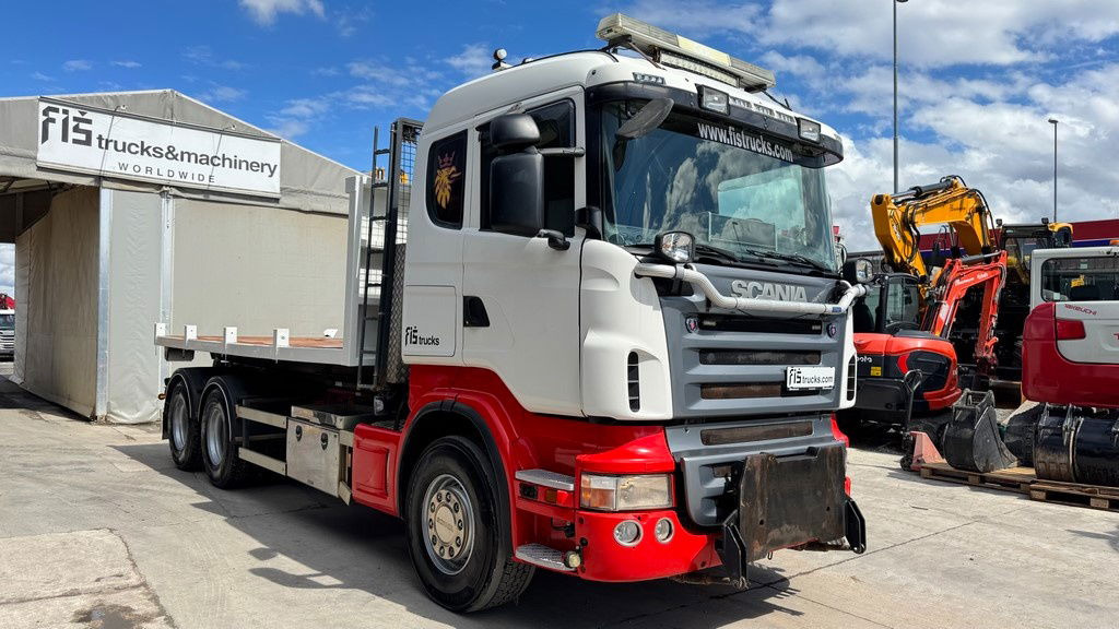 Scania R400 6x4 abroll tipper + plato - Camión portacontenedore/ Intercambiable: foto 3 Scania R400 6x4 abroll tipper + plato - Camión portacontenedore/ Intercambiable: foto 3