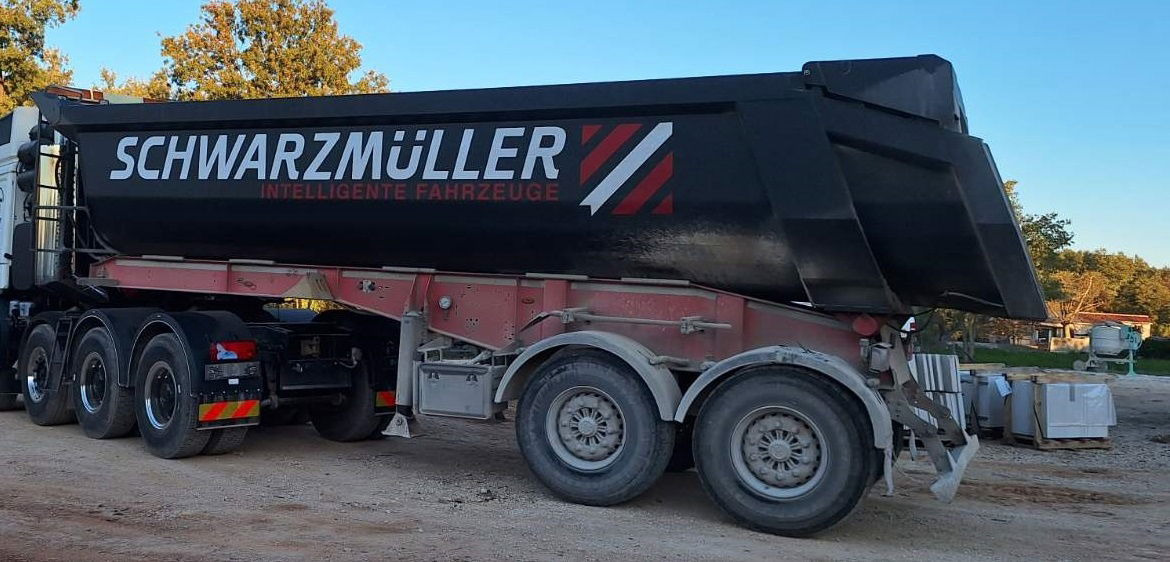 Schwarzmüller SMK10VLN Tipper Trailer - 2 Axle - 24m3 - Semirremolque volquete: foto 1 Schwarzmüller SMK10VLN Tipper Trailer - 2 Axle - 24m3 - Semirremolque volquete: foto 1