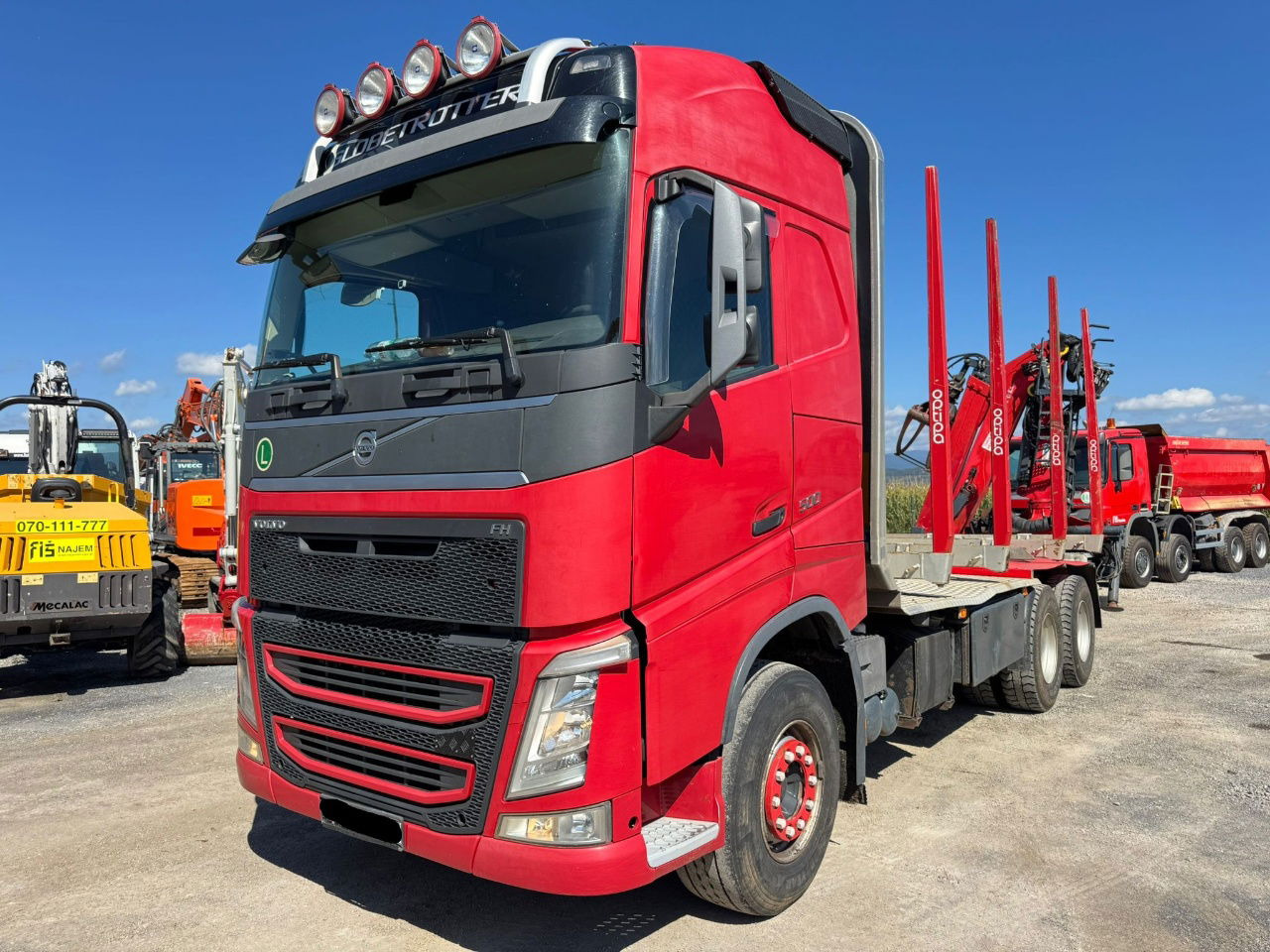 Volvo FH 500 500 6x4 forest truck - Epsilon 110Z - scissors - Camión portacontenedore/ Intercambiable: foto 1 Volvo FH 500 500 6x4 forest truck - Epsilon 110Z - scissors - Camión portacontenedore/ Intercambiable: foto 1