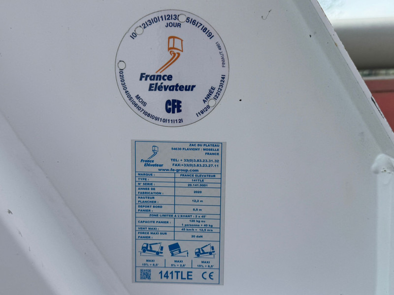 Furgoneta Iveco Daily 35S14 Werkhoogte 14 mtr, 221 draaiuren 18.215 km: foto 12 Furgoneta Iveco Daily 35S14 Werkhoogte 14 mtr, 221 draaiuren 18.215 km: foto 12