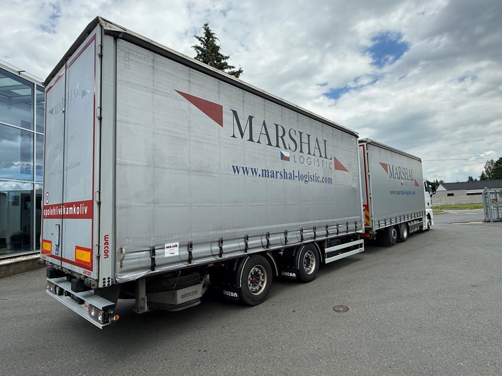 MAN TGX24.510 EURO 6 6x2 + Wecon - Camión lona, Remolque con toldo: foto 3 MAN TGX24.510 EURO 6 6x2 + Wecon - Camión lona, Remolque con toldo: foto 3