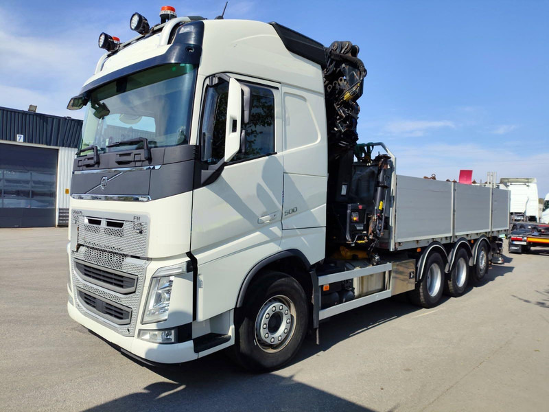 Volvo FH 500 | 8X4 | HIAB 408 E-6 | JIB 70X-4 | TULOSSA - Camión caja abierta, Camión grúa: foto 1 Volvo FH 500 | 8X4 | HIAB 408 E-6 | JIB 70X-4 | TULOSSA - Camión caja abierta, Camión grúa: foto 1