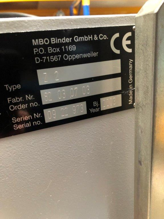 Plegadora de papel MBO Z2 mobile, 180° rotatable cross-fold unit with navigator control: foto 6