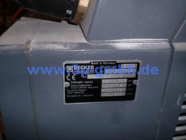 Becker KVT 3.140 Rotary vane vacuum pump - Maquinaria industrial: foto 3 Becker KVT 3.140 Rotary vane vacuum pump - Maquinaria industrial: foto 3
