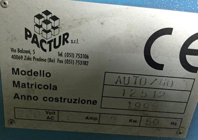 Pactur Ladypack Auto 60 fully automatic angle shrink machine - Máquina de embalaje: foto 3 Pactur Ladypack Auto 60 fully automatic angle shrink machine - Máquina de embalaje: foto 3