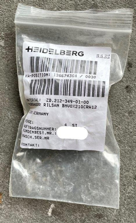 Heidelberg ZD.212-349-01-00 Lifting suction cup Rilsan - Recambio para Máquina de impresión: foto 2 Heidelberg ZD.212-349-01-00 Lifting suction cup Rilsan - Recambio para Máquina de impresión: foto 2