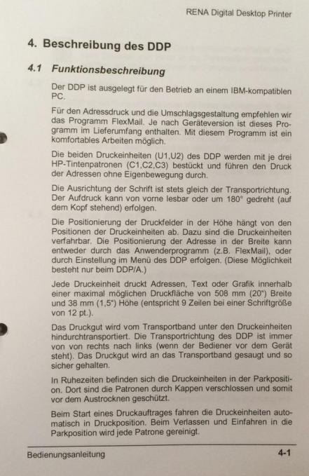 Rena 630 Digital addressing system - Máquina de impresión: foto 3 Rena 630 Digital addressing system - Máquina de impresión: foto 3
