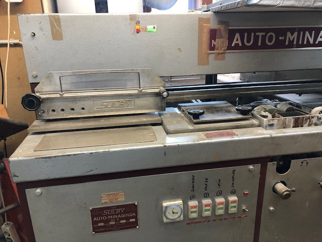 Encuadernadora Single clamp perfect Binder SULBY Auto Minabinder II: foto 6