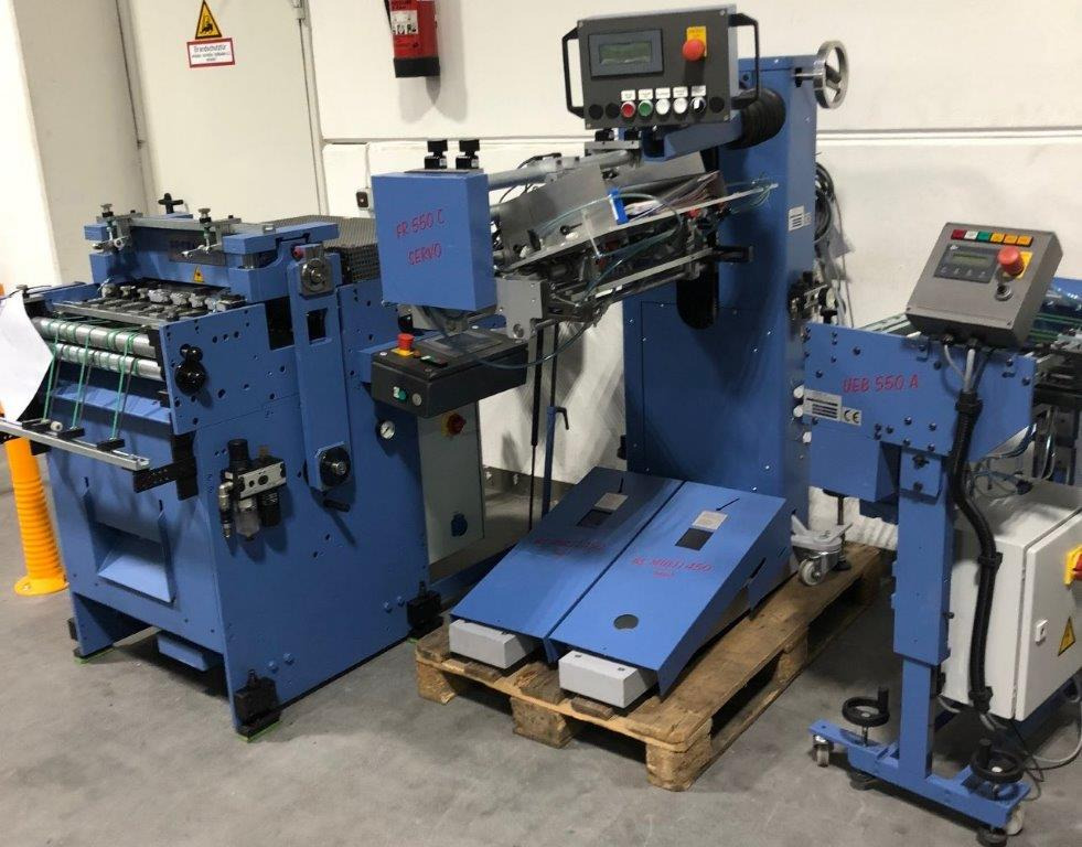 Inline bridge die-cutting machine with feeder and stripping station BOGRAMA BSM 450 basic + UEB 550A + FR550 Servo C - Máquina de impresión: foto 1 Inline bridge die-cutting machine with feeder and stripping station BOGRAMA BSM 450 basic + UEB 550A + FR550 Servo C - Máquina de impresión: foto 1