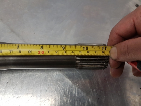 Eje delantero Case 1255xl, Apl3052 Front Axle Drive Shaft Long Rhs 3229121r1, 0501304305: foto 10