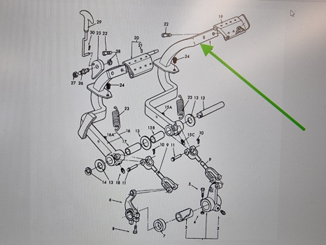 Ford 4610, 10 Series, Lp Cab Clutch Pedal D4nn2n002c - Pedal para Tractor: foto 5 Ford 4610, 10 Series, Lp Cab Clutch Pedal D4nn2n002c - Pedal para Tractor: foto 5