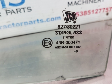 Jcb Js160, Js160l, Js160w, Js175, Js175w, Js180 Glass Door Sliding 827/80221 - Ventana y piezas para Excavadora: foto 2 Jcb Js160, Js160l, Js160w, Js175, Js175w, Js180 Glass Door Sliding 827/80221 - Ventana y piezas para Excavadora: foto 2