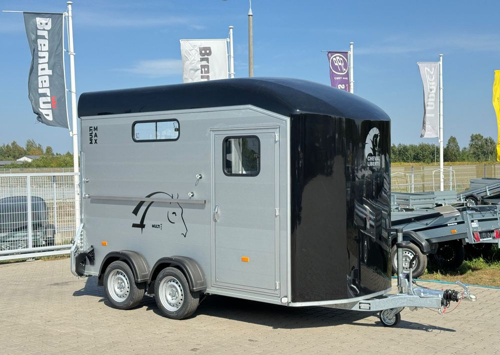 CHEVAL LIBERTÉ MultiMax przyczepa na dwa konie | duża siodlarnia | drzwi boczne | 2600 kg DMC | 380×181 cm | ALUMINIOWA | Debon | dostawa | mocna i solidna | - Remolque para caballos: foto 1 CHEVAL LIBERTÉ MultiMax przyczepa na dwa konie | duża siodlarnia | drzwi boczne | 2600 kg DMC | 380×181 cm | ALUMINIOWA | Debon | dostawa | mocna i solidna | - Remolque para caballos: foto 1