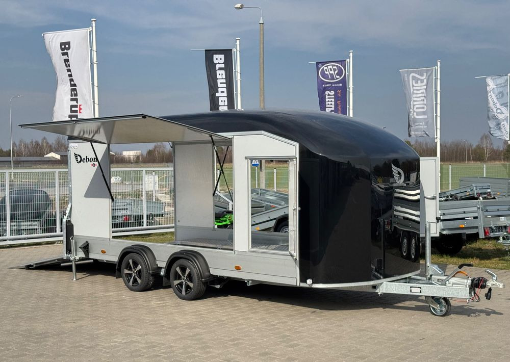 Debon C1000 - kryta laweta | 490 x 202 cm / 3500kg / felgi ALU / wciągarka elektryczna - Remolque caja cerrada: foto 1 Debon C1000 - kryta laweta | 490 x 202 cm / 3500kg / felgi ALU / wciągarka elektryczna - Remolque caja cerrada: foto 1