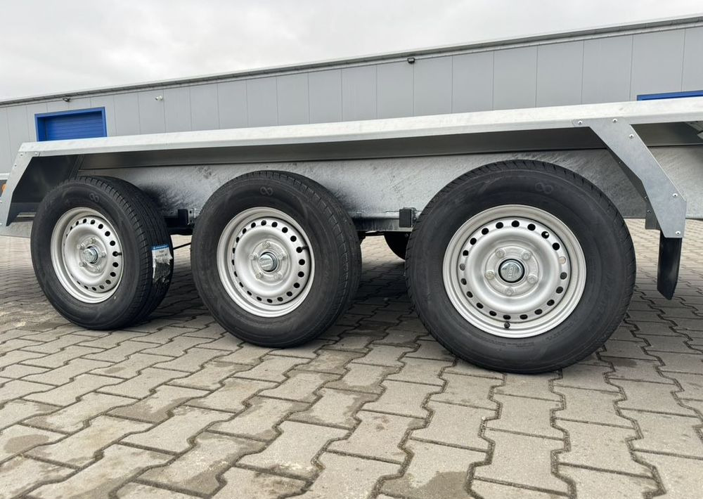 Remolque porta maquinaria nuevo LORRIES TPM35-4017 402x175 cm DMC 3500kg przyczepa 3 osiowa pod koparkę budowlanka: foto 7
